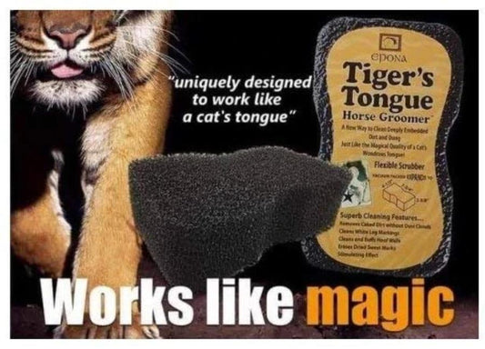 EPONA GROOMING TIGER’S TONGUE SPONGE