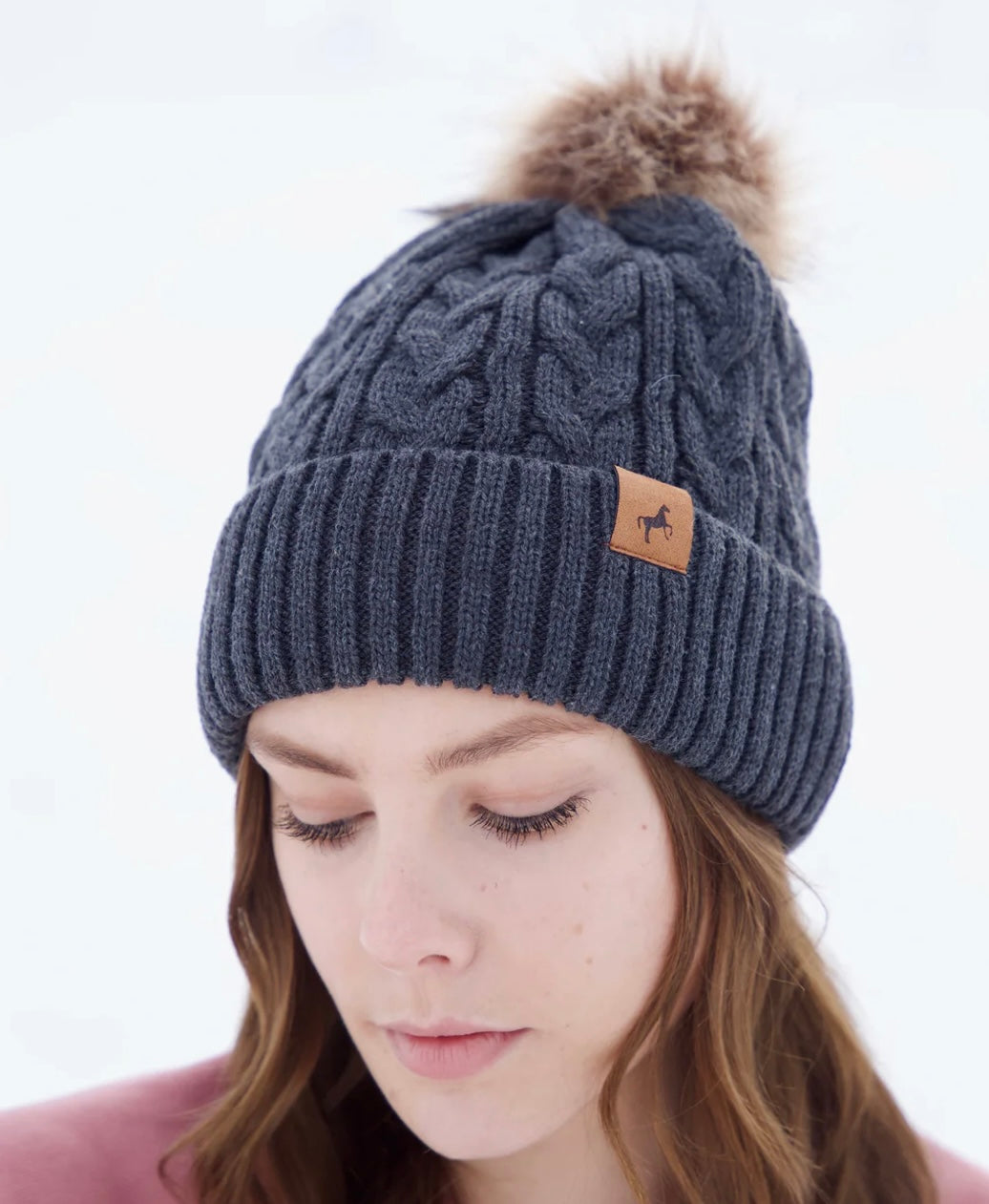 Scope Equestrian Pom Pom Toque