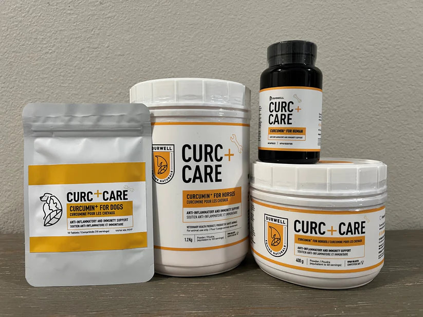 DURWELL EQUINE NATURALS Curc + Care: Anti-inflammatory Support for Horses