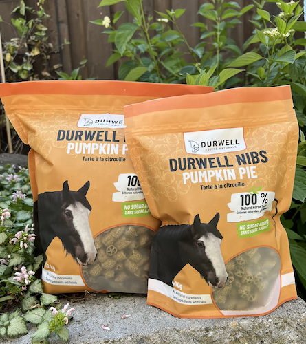 DURWELL EQUINE NATURALS Nibs Horse Treats: Beet, Pumpkin Pie and Original Power (no sugar added)