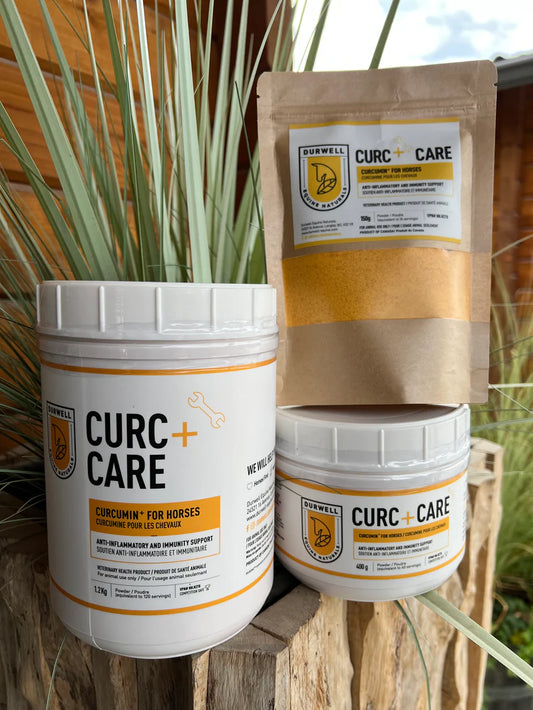 DURWELL EQUINE NATURALS  Curc + Care: Anti-inflammatory Support for Horses