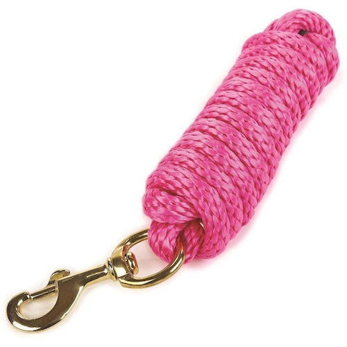 Lead Rope with Brass Snap - 9FT