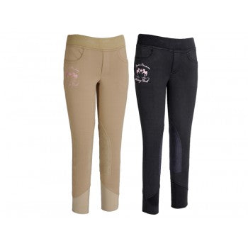 EQUINE COUTURE CHILDS RIDING CLUB FLEECE PULL ON BREECH