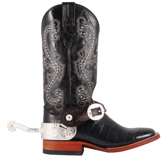 Billy Royal® Floral Tooled Spur Straps