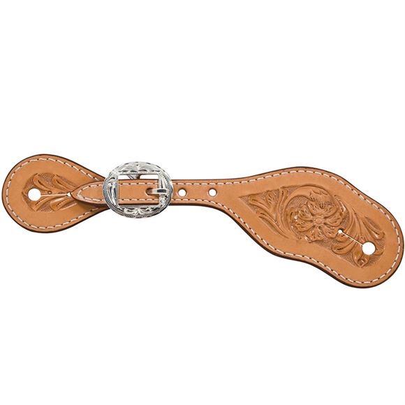 Billy Royal® Floral Tooled Spur Straps