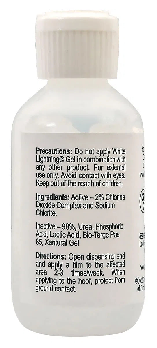 White Lightning Hoof Gel, 2 oz