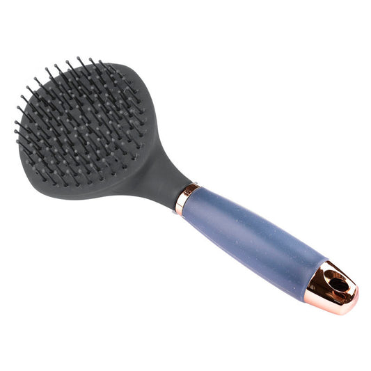 WALDHAUSEN TAIL BRUSH WITH GEL HANDLE (BLACK/ROSE GOLD)