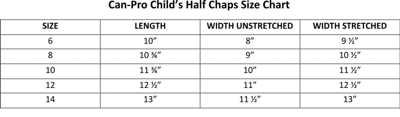 Suede Half Chaps - Child Sizing