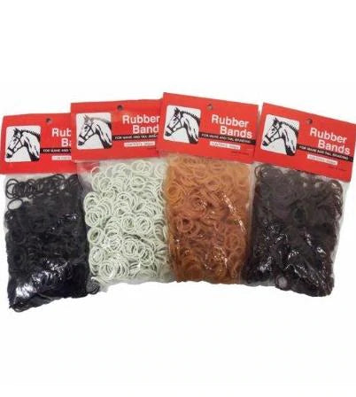 RUBBER HORSE BRAID BANDS