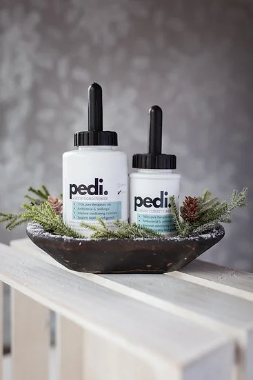 The Infused Equestrian-pedi. A Hoof Conditioner