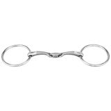 Satinox Double Jointed Loose Ring Snaffle - 12 mm
