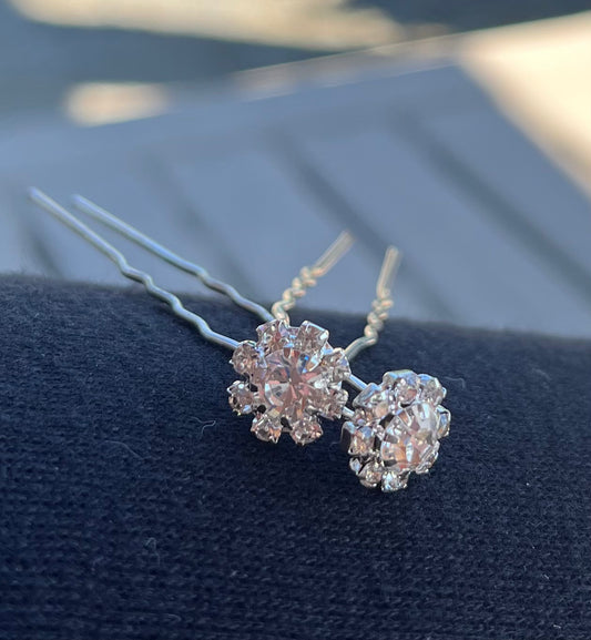 Crystal Hair pins