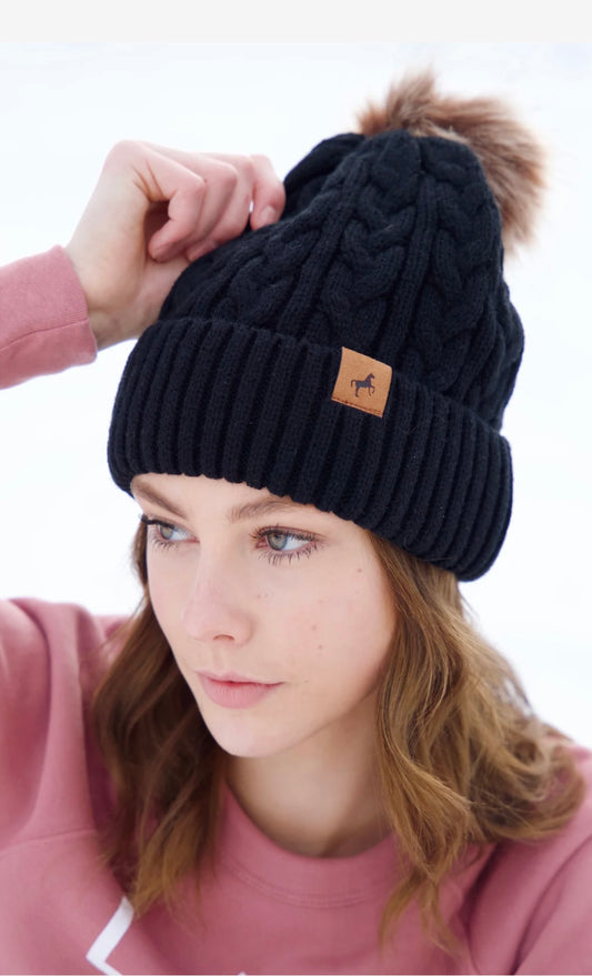 Scope Equestrian Pom Pom Toque