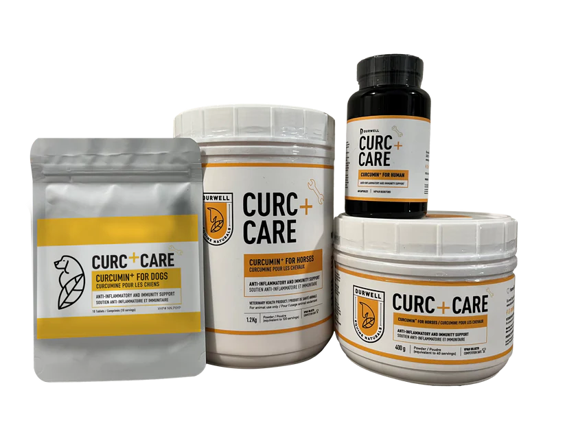 DURWELL EQUINE NATURALS  Curc + Care: Anti-inflammatory Support for Horses