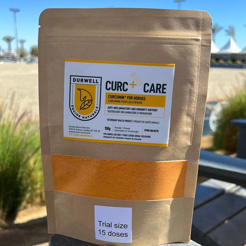DURWELL EQUINE NATURALS  Curc + Care: Anti-inflammatory Support for Horses