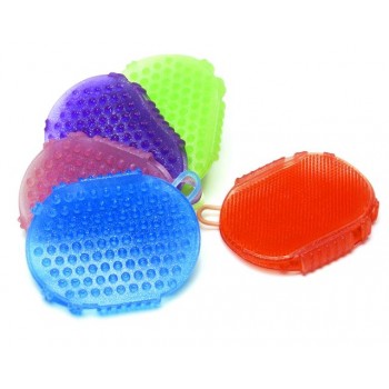 EQUI-STAR JELLY GLITTER TWO-SIDED SCRUBBER
