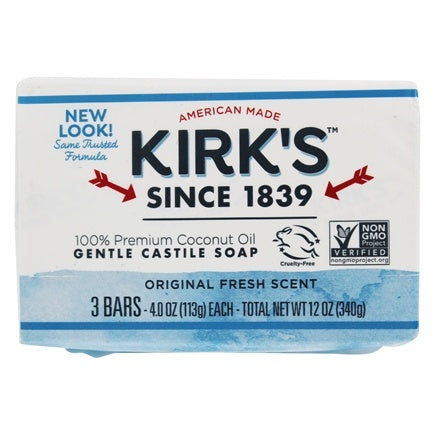 Kirks Natural Castile Bar Soap
